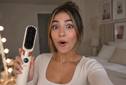 Glow & Go Cordless Heated Straightening Brush